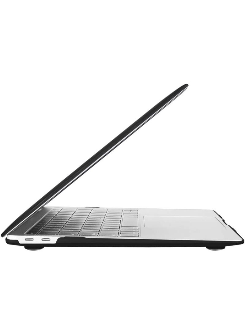 1Pack Rubberized Hard Case Compatible with MacBook Air 15 inch 2026--2023 Release M5 A3448/M4 A3241/ M3 A3114/ M2 A2941 Liquid Retina Display Touch ID, Protective Plastic Hard Shell Case Cover, Black - Image 5